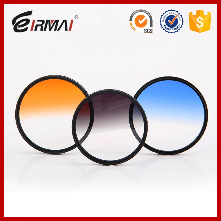 EIRMAI Circular gradient filters no dark corners gradient lens Orange, blue, grey