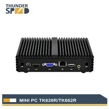 Thunderspeed intel mini pc windows 10 j1900 quad core безвентиляторный мини-компьютер linux os дешевой цене