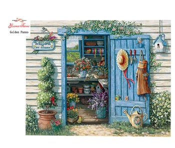

Goldenpanno,5D,diy diamond embroidery,Full,square,Diamond Painting,Cross Stitch,3D,diamond,Mosaic,Needlwork,Crafts,small house