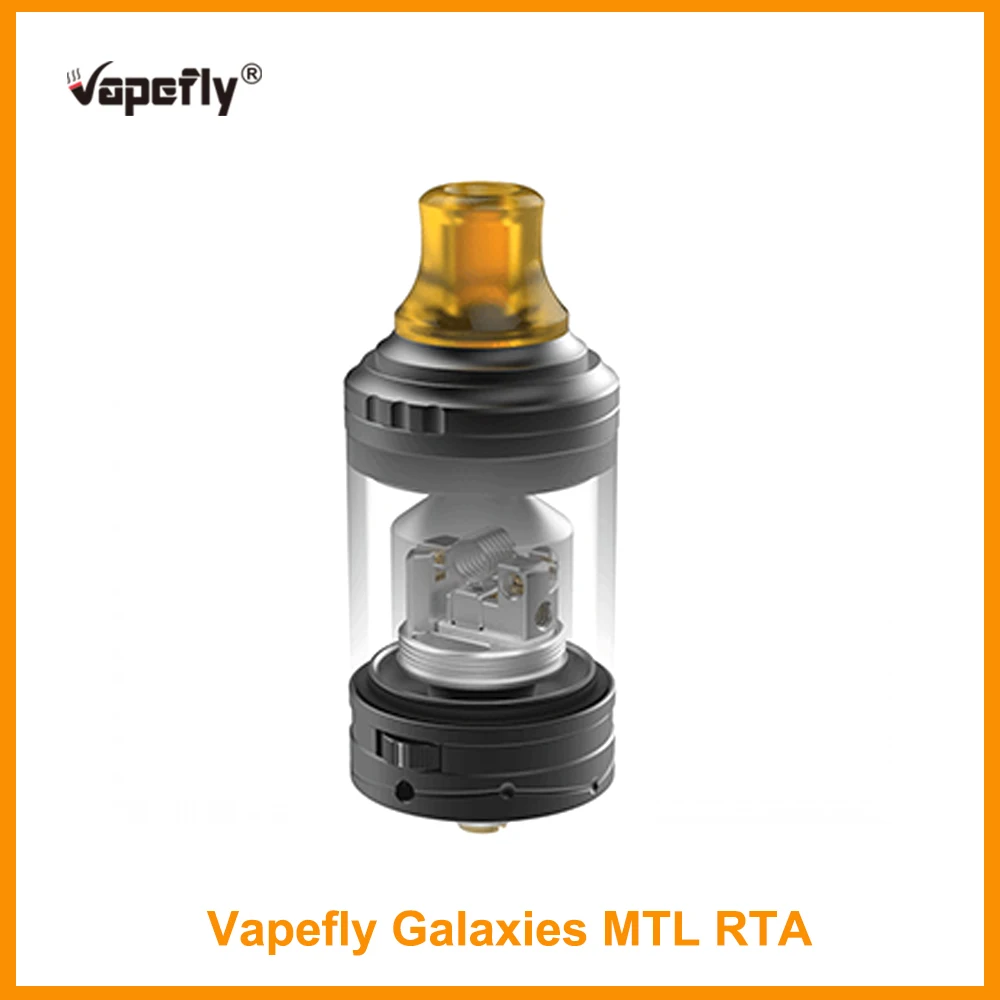 

Original Vapefly Galaxies MTL RTA Atomizer 3ml 8-level gearwheel airflow control 510 drip tip Electronic Cigarette Vape Tank