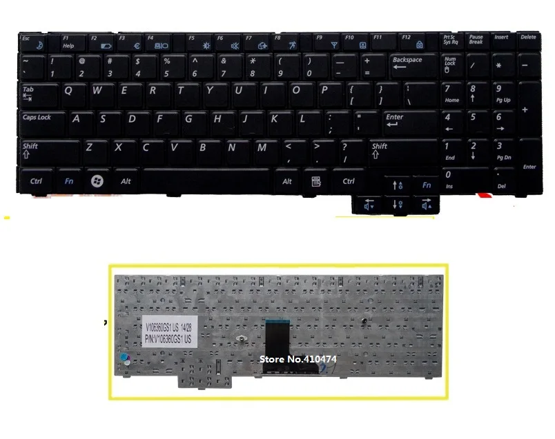 Ssea Новая Клавиатура США для SAMSUNG NP-RV510 RV510 RV508 np-rv508 R525 R523 Клавиатура ноутбука