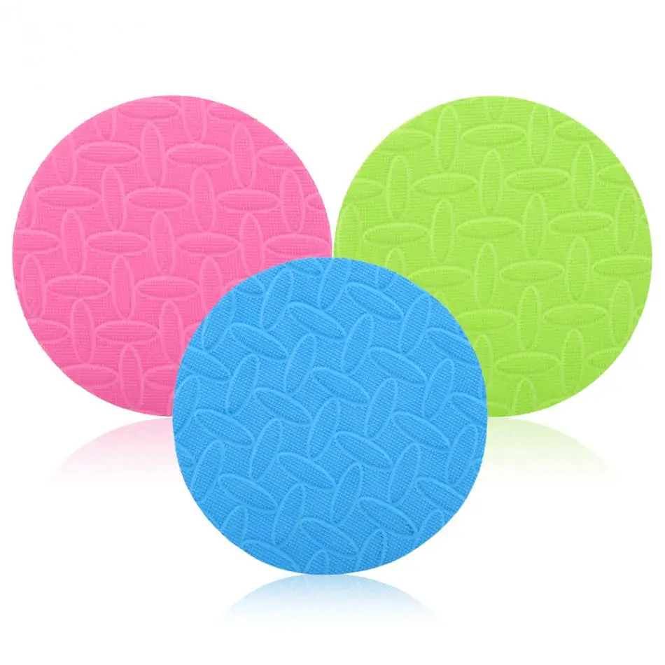 2Pcs Plank Support Pad Yoga Workout Knee Elbow Training Disk Round