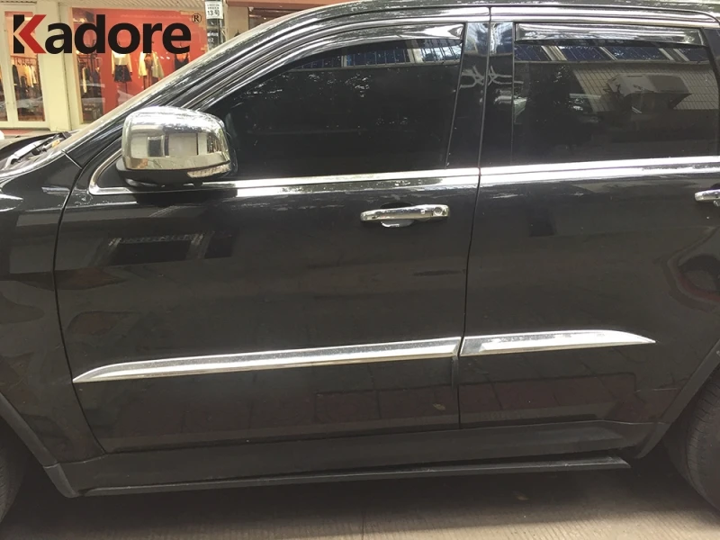 Для Jeep Grand Cherokee 2014 2017 2018 хромированный корпус боковой двери линия молдинга крышка