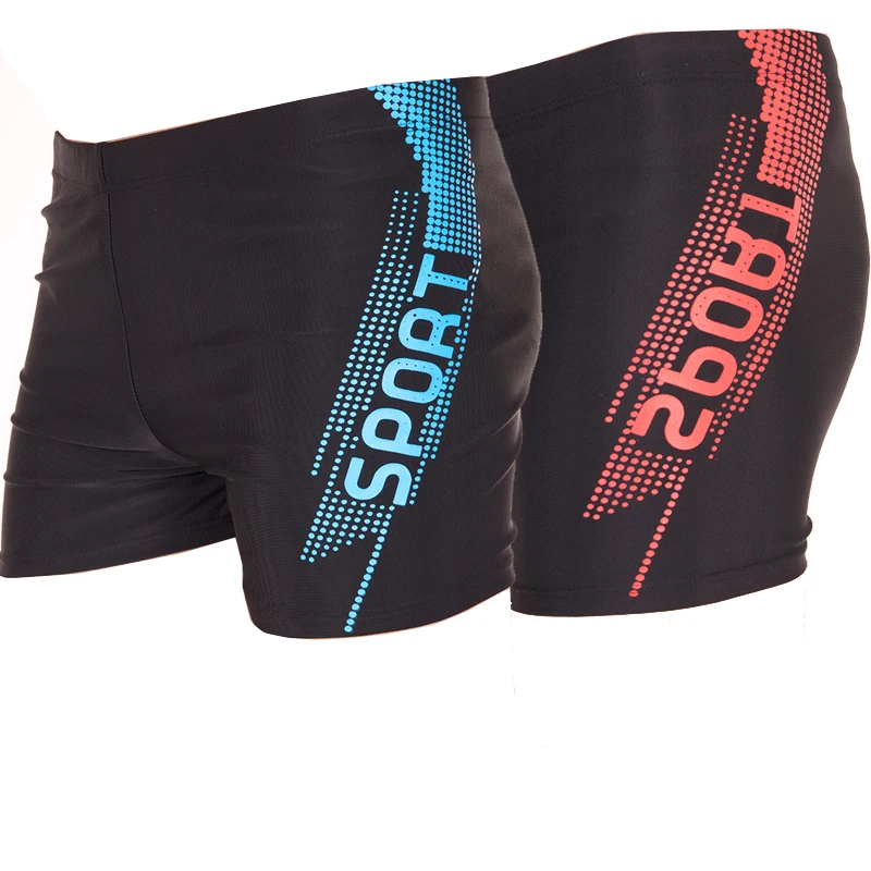 DODOING  Summer New Arrival Men Gradient Tow Colors Beach Tights Shorts Polyester and Spandex Plus Size XL-4XL