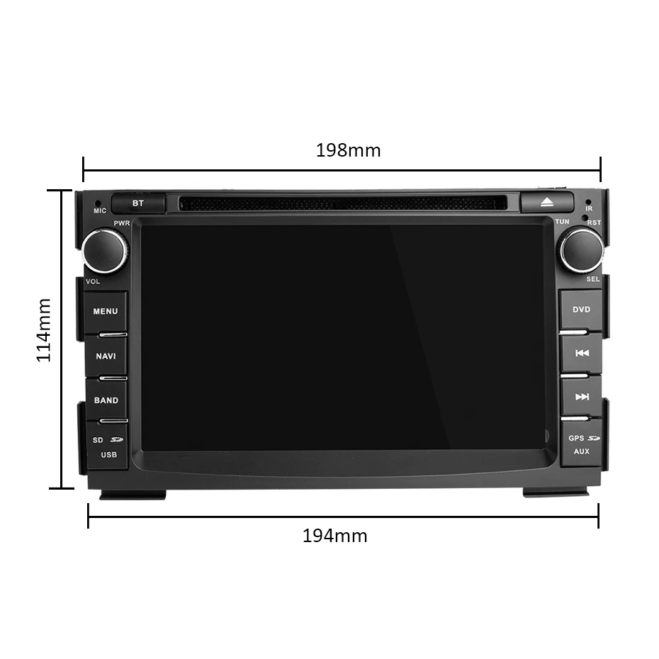 Clearance IPS screen Android 9.0 Car DVD Player GPS for Kia Ceed 2009 2010 2011 2012 with wifi BT Stereo Radio 5