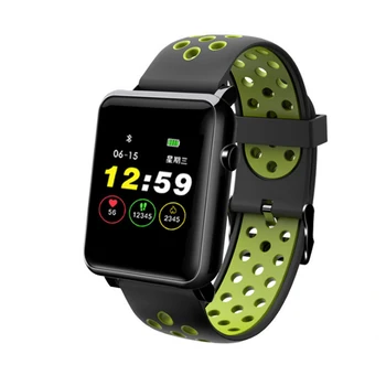 

Smart Sports Bracelet Customizable Wallpaper Color Screen Fitness Heart Rate Monitoring Message Time Smart Belt