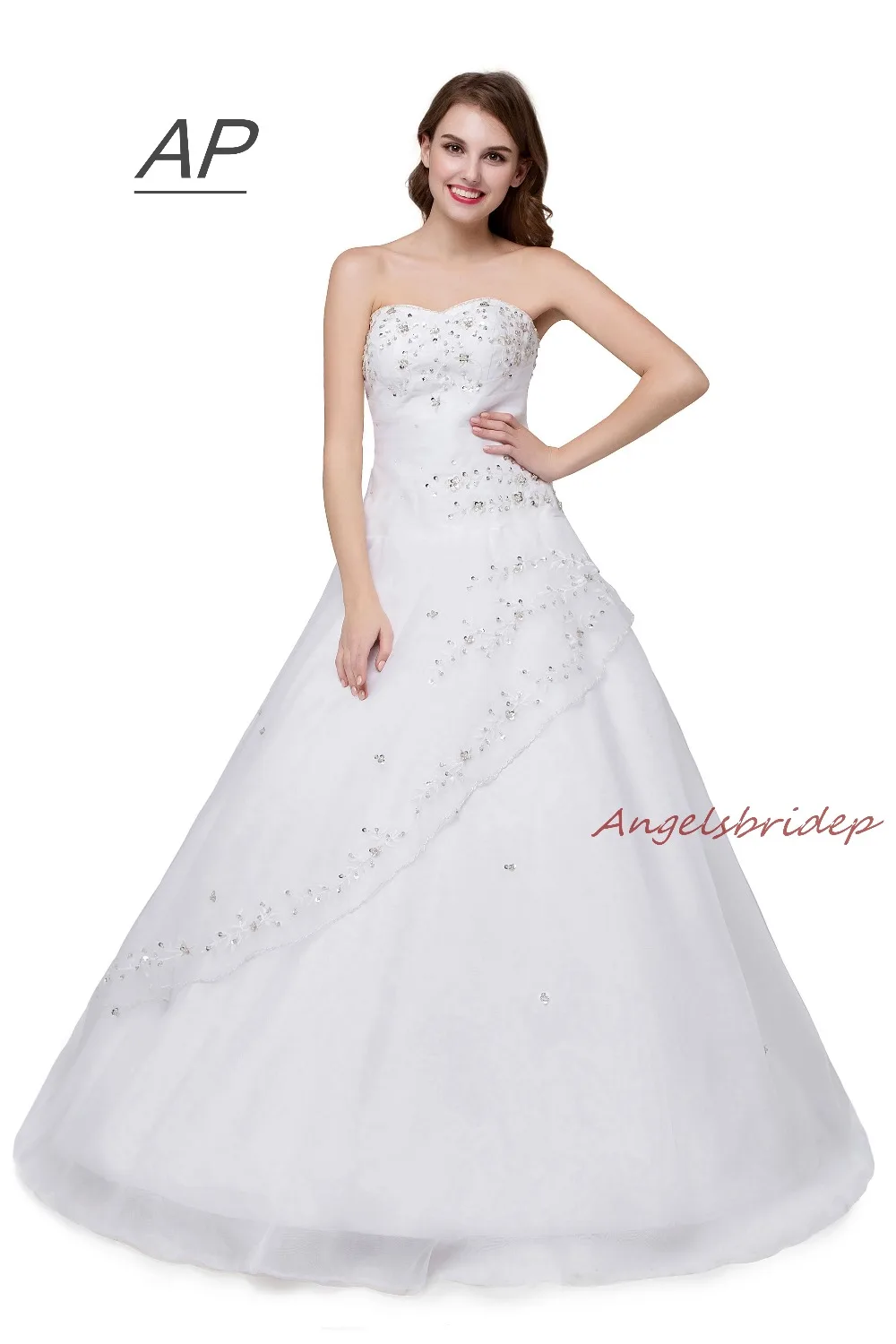 ANGELSBRIDEP Vestidos De Quinceanera платья для женщин Сексуальная Милая Вышивка Формальные дебютантка 15 вечеринок