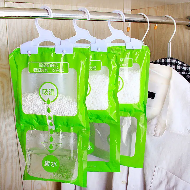 

2PCs 36*16CM Moisture Absorber Hanging Dehumidification Bag Anti-mold Desiccant Bag Hangable Closet Wardrobe Bathroom Accessory