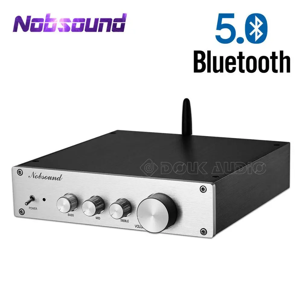 Предварительный усилитель Nobsound HiFi Bluetooth 5 0 класса A стерео звука бас средний