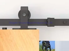 Free shipping Dimon high quality wood sliding door hardware DM-SDU 7208  without rail