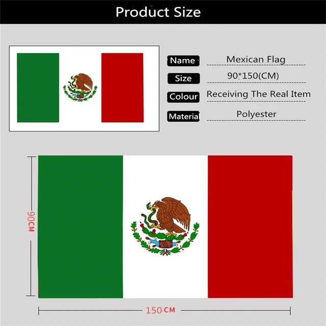 Mexican Flag of Mexico Historical Empire Banner Of Various Periods Design  Outdoor Advertising Banner Decoration Party Graphic