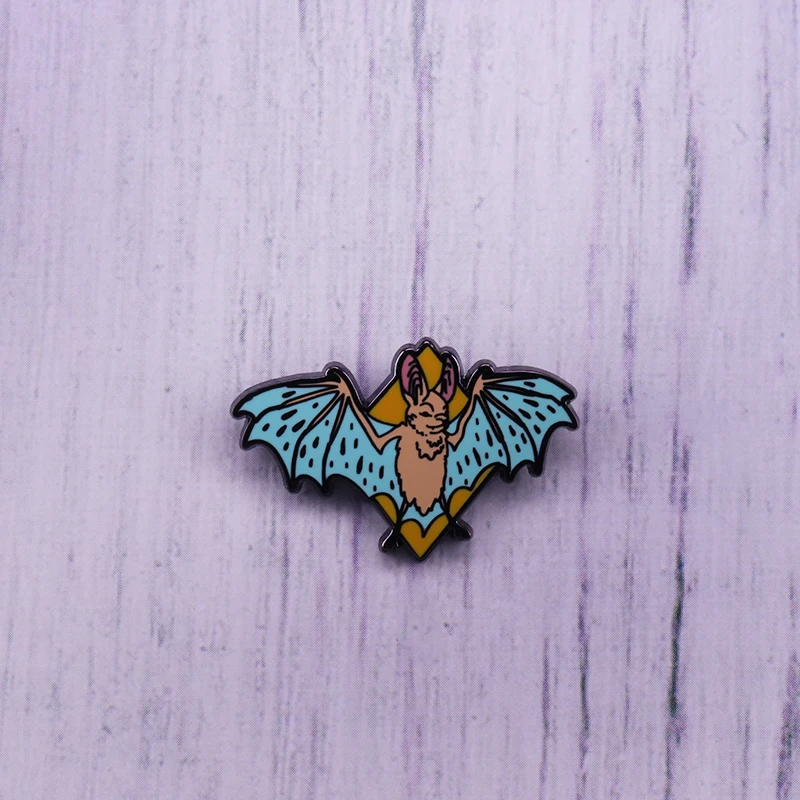Aesthetics Bat Pin Spooky Gothic Art Badge Cute Halloween giftBrooches