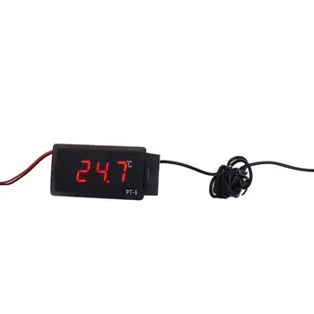 

High Precision Embedded Digital LCD Display Thermometer Car Incubator Food / Refrigeration / Pet Industry Temperature