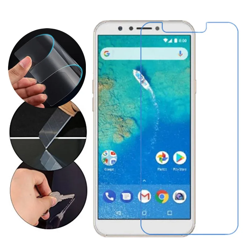 

2pcs/lot Transparent Screen Protector Soft Nano Film Case for GENENRAL MOBILE GM8 mobile GM8 Not Glass Film