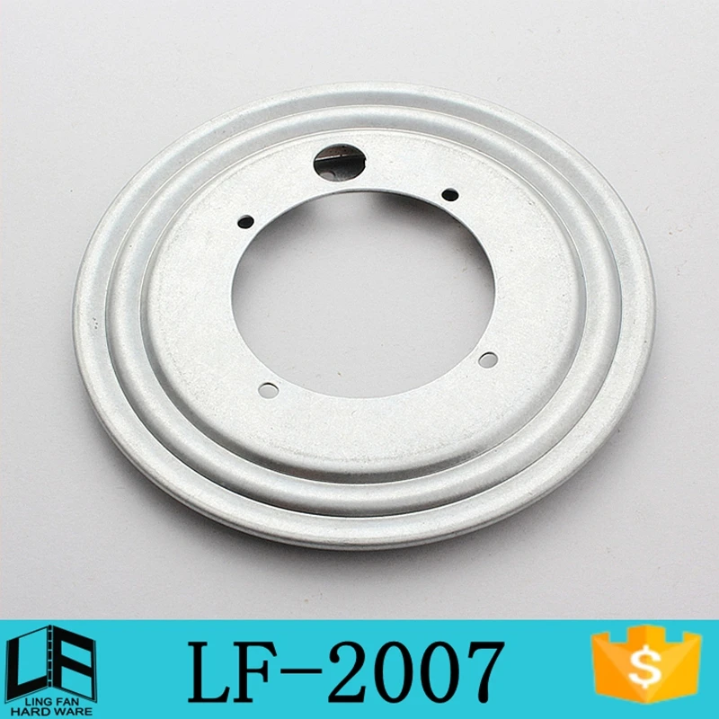 furniture hardware 5.5 inches barstool metal swivel plate,round table turntable,swivel base for