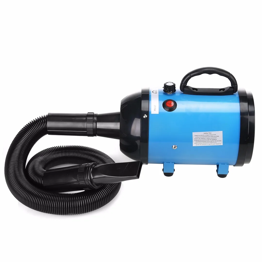 2800W Dog Grooming Dryer Variable Speed / Heat Pet Dog Cat Grooming Hair Dryer Blower Low Noise 5 Color