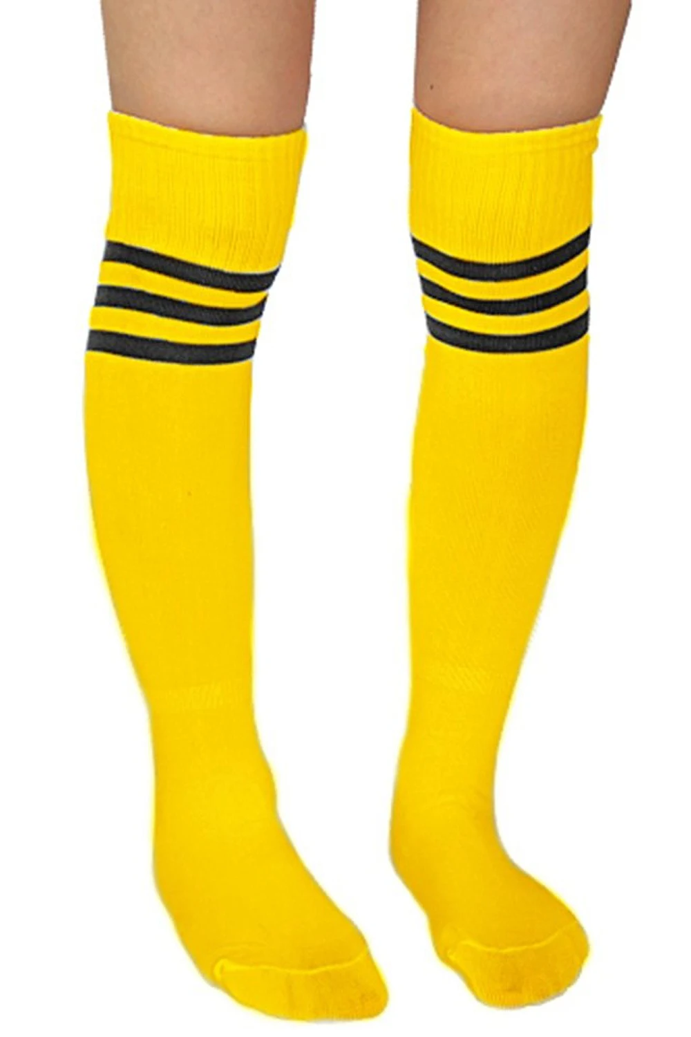 Soccer Baseball font b Football b font Basketball Sport Women Socks Yellow