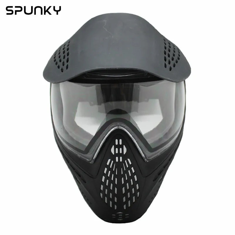 Tactical Airsoft Paintball Mask Anti Fog DYE I4 Thermal Lenses with