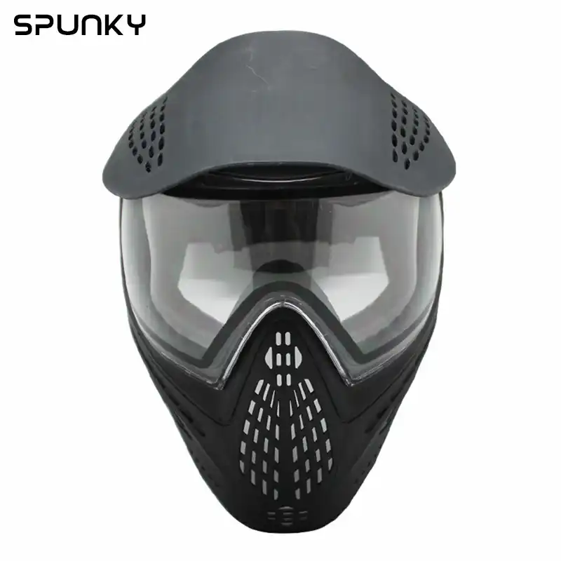 Tactical Airsoft Paintball Mask Anti Fog DYE I4 Thermal Lenses with Visor & Double Strapsdye i4