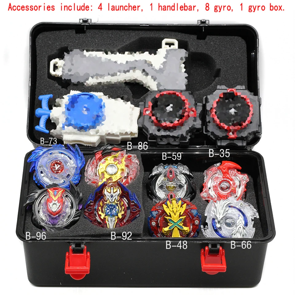 Caixa de Ferramentas Conjunto de Brinquedos de Arena Lançador de Bayblade Beyblade Estourar Venda Lâmina Bey Lâmina B 129 B 127 Bable Dreno Fafnir Phoenix Blayblade 9 Cheap Peões