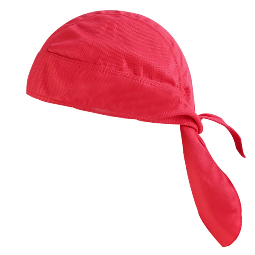 Быстросохнущая Балаклава для велоспорта Кепка головной шарф мужской ветрозащитный для езды маска бандана головной платок повязка на голову горрас велосипедная Кепка - Цвет: Красный