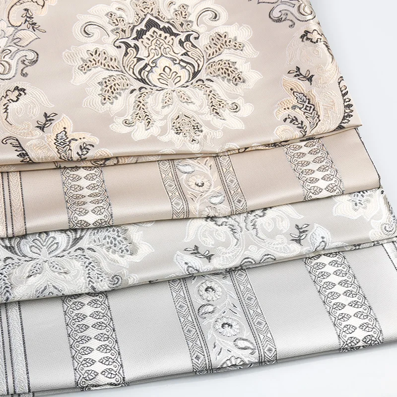 

European style sofa furniture fabric for cushion sofa chair quilting sewing patchwork delicate tissue upholstery 145cm width