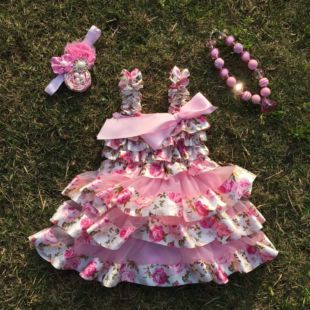 

2018 new Fashion Newborn girl summer dress Infant Dresses Baby Baptism Dresses Baby Ruffle Chiffon Lace Lovely Chic Dress
