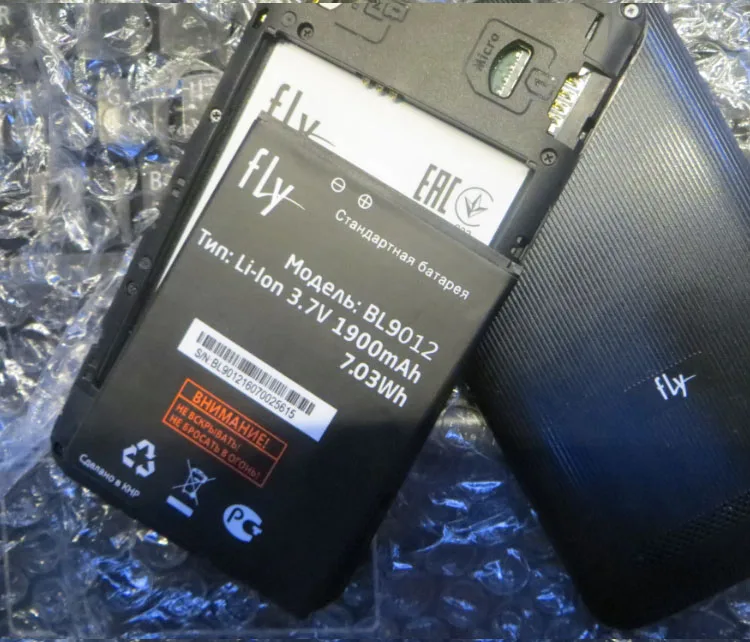 AZK 1 шт. новый аккумулятор BL9012 1900 мАч для Fly FS508 Cirrus6 FS509 Nimbus 9 смартфона|battery for|battery for