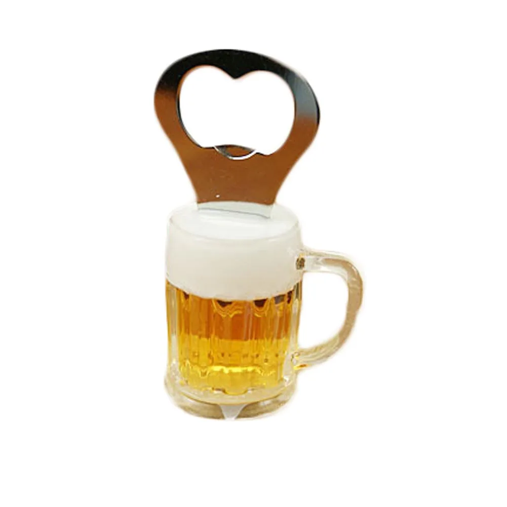 

1Pc New Arrival Unique Creative Versatile foaming Beer cup shape Beer Bottle Opener Bar Tool
