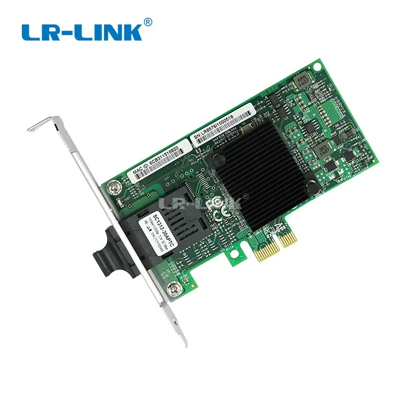 LR LINK 9260PF LX gigabit ethernet PCI Express Network card adapter fiber optical For PC intel 4
