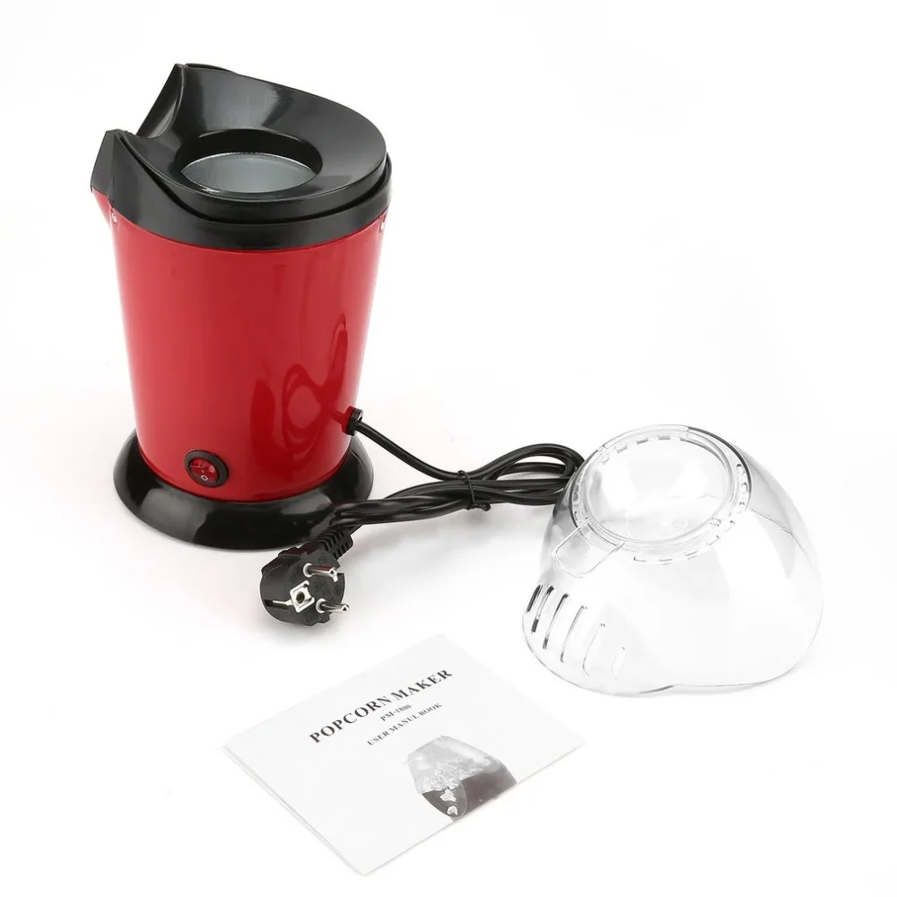 

Portable Electric Popcorn Machine Home Round/Square DIY Hot Pipoqueira Air Popcorn Making Machine Kitchen Desktop Mini Maker