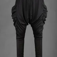 27-44 Новые Новинка года мужская одежда DS костюм эластичный висит промежность Штаны обтягивающие штаны штаны-шаровары Большие размеры певица костюмы