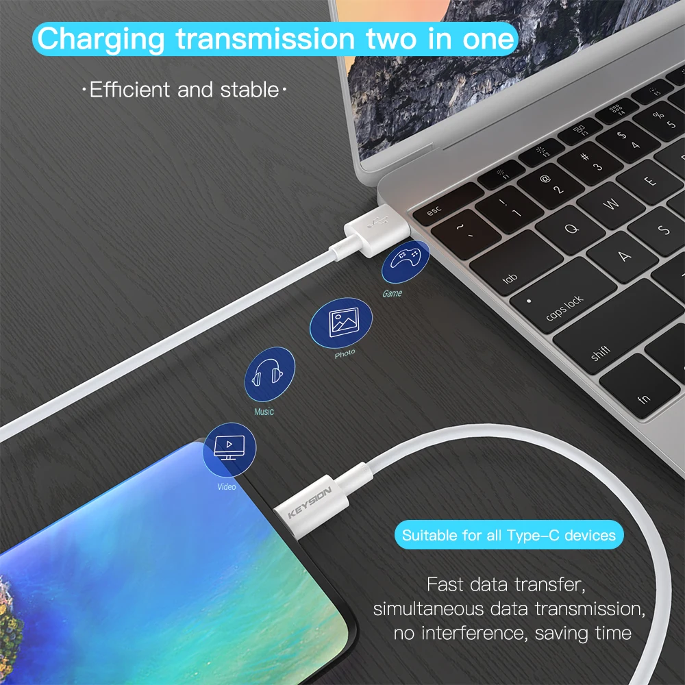 KEYSION USB C кабель 5A Supercharge usb type C кабель для huawei P30 P20 Pro Mate20 10 Pro P10 Plus lite Быстрая зарядка Быстрый кабель