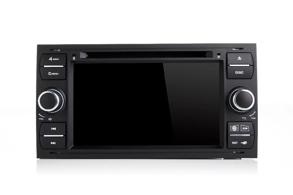 Best Android 8.1 2 Din 7 Inch Car DVD Player For Ford/Focus/Mondeo/Transit/C-MAX/Fiest With GPS Navigation Radio BT 1080P Ipod FM Map 1