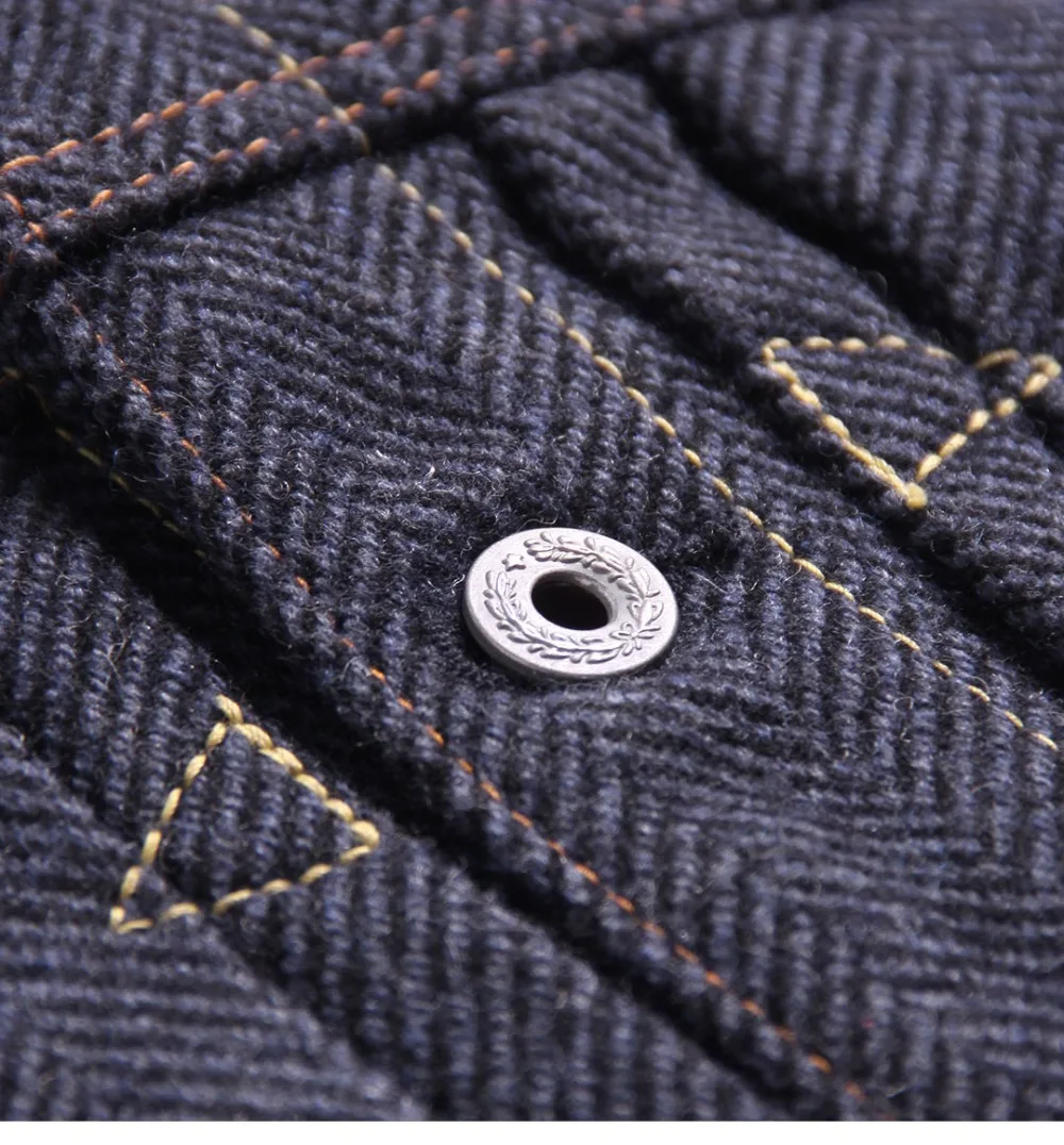 Great Value WT-0003 Read Description ! Asian size washed hand-made man's vintage super heavy wool casual stylish jacket