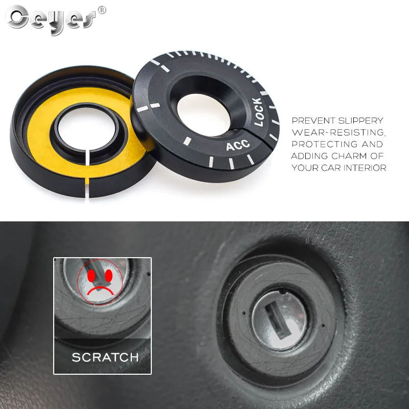 Car Start Engine Button Key Ring for VOLKSWAGEN AUDI SKODA SEAT (24)