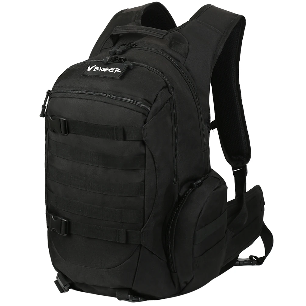 

Vbiger 45L Mountain Climbing Backpack Practical Daypack Large-capacity Camping Shoulders Bag Black