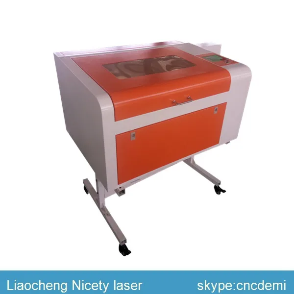 50W mini laser stamp engraving machine 400*600mm NT 460Ain Wood