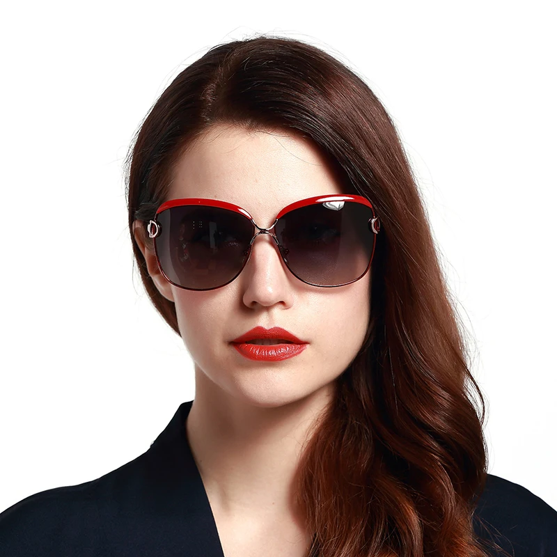 Роскошные брендовые дизайнерские HD поляризованные солнцезащитные очки для женщин, женские модные солнцезащитные очки UV400, солнцезащитные очки для вождения, женские очки Oculos