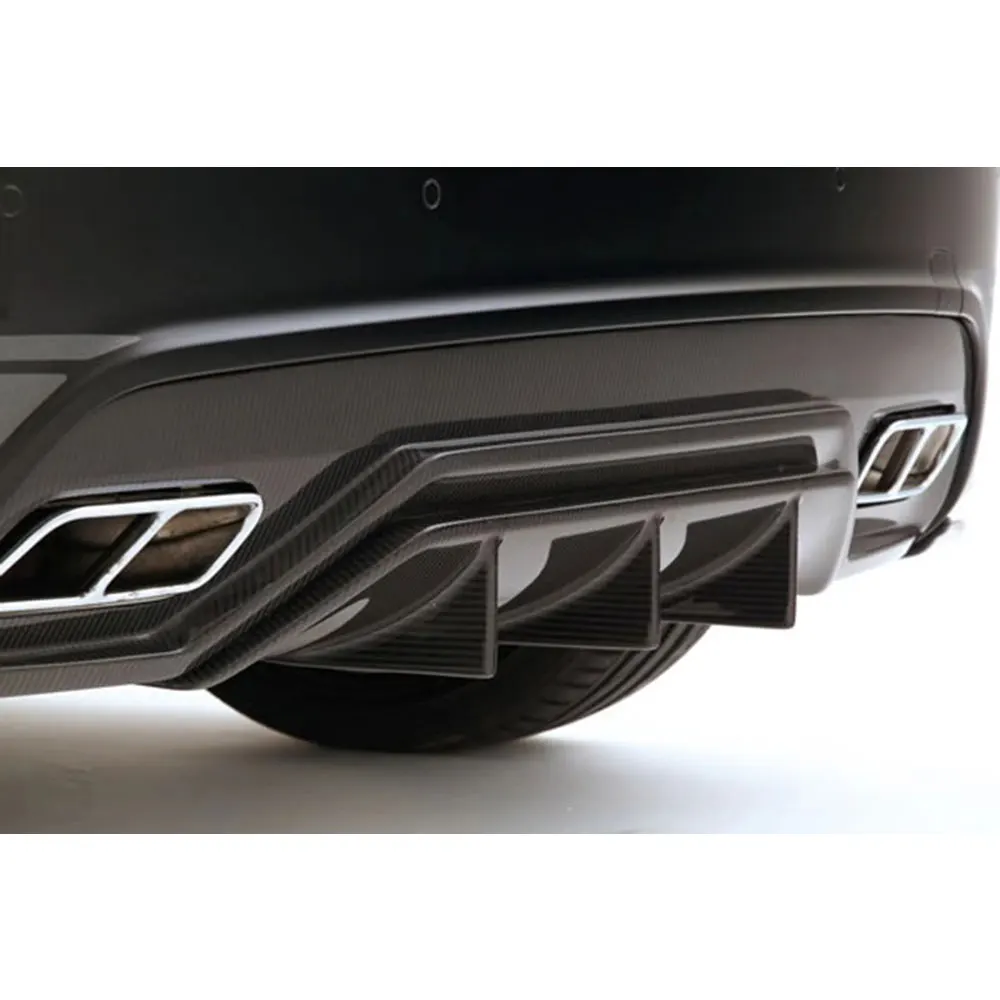 Класс углеродного волокна задний диффузор спойлер для Mercedes Benz W176 A250 A260 A45 AMG 2013- V стиль плавники Акула опорная пластина