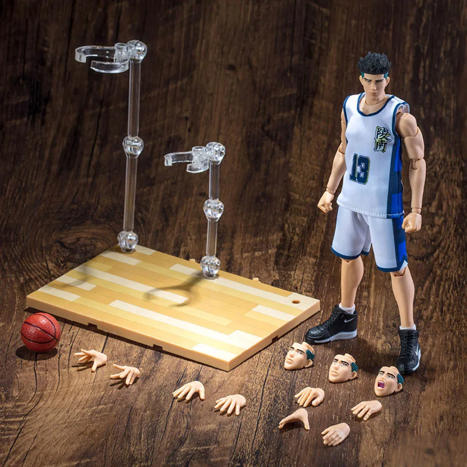 

Tronzo GT Model SLAM DUNK SHF Action Figure Anime Slam Dunk Kicchou Fukuda PVC Action Figure Model Toys Anime Brinquedos NO.13
