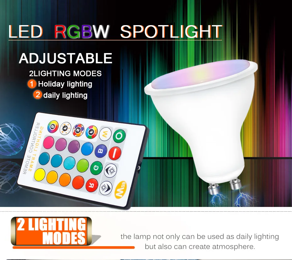 1. lampada led rgb