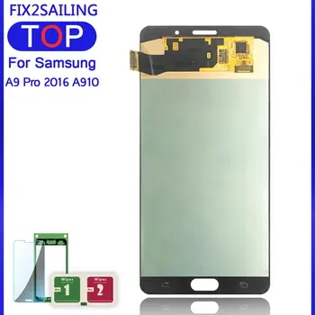 

LCD Display Super AMOLED 100% Tested Working Touch Screen Assembly For Samsung Galaxy A9 Pro 2016 A910 A9100 A910F SM-A9100