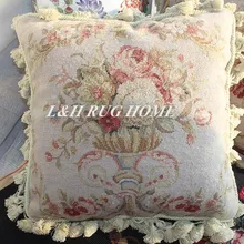 15 K 1" X 16" ручная работа игольная подушка ручной работы розы Подушка без вставок