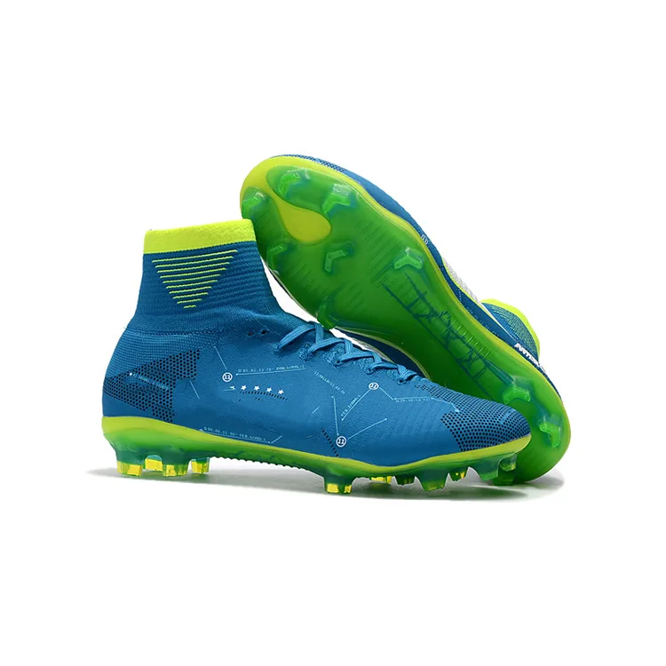 

Original Men Football Boots Cleats Training Long Spikes Kids Phantom Sneaker Sport Neymar Breathable Superfly Soccer Shoes