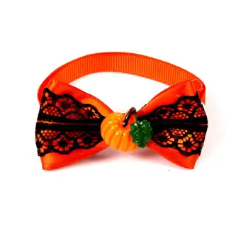 

Holloween Easy to Wear Cat Dog Collar With Bell Adjustable Buckle Dog Collar