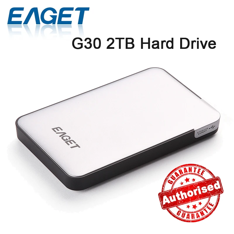 Eaget G30 2TB 1TB 500GB External Hard Drives 2TB USB 3.0 High Speed