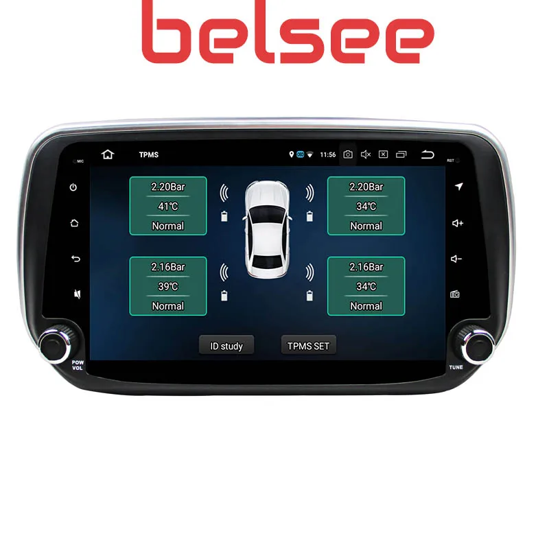 Flash Deal Belsee 9" IPS Screen Android 8.0 Radio Car Stereo Upgrade Head Unit GPS Navigation Player for Hyundai Santa Fe ix45 2019 2018 4