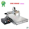 4Axis USB Port CNC 8060 2.2KW Spindle March3 ER20 Collet CNC Router 3D Metal Cutting Machine Aluminum Engraver CNC Wood Milling ► Photo 3/6