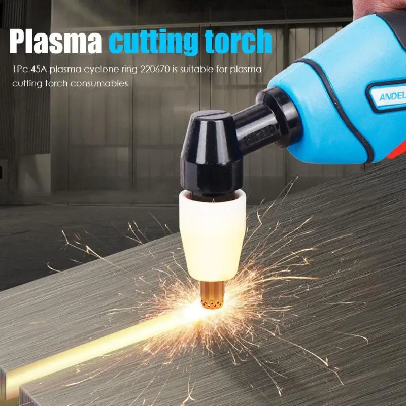

Geunine 220670 Powermax Plasma Swirl Ring for 45A Cutting Torch Consumables for Metal Working Hand Tools Accessories